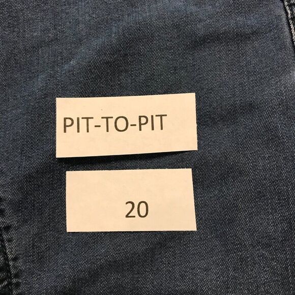 Soft Surroundings Denim womens shirt size PS - Picture 4 of 4